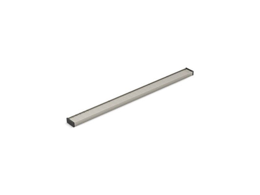 KOHLER K-80647-BNK Crystal Clear glass with Anodized Brushed Nickel frame 2-1/2" x 36" linear drain grate with tile-in panel