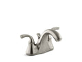KOHLER K-10270-4-BN Forte Centerset Bathroom Sink Faucet, 1.2 Gpm In Vibrant Brushed Nickel