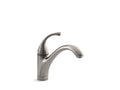 KOHLER K-10415-VS Forte single-hole kitchen sink faucet with 9-1/16" spout