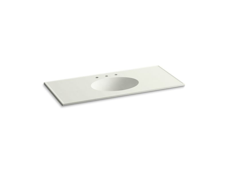 KOHLER Ceramic/Impressions K-2891-8-G82 Dune Impressions 49" Vitreous china vanity top with integrated oval sink