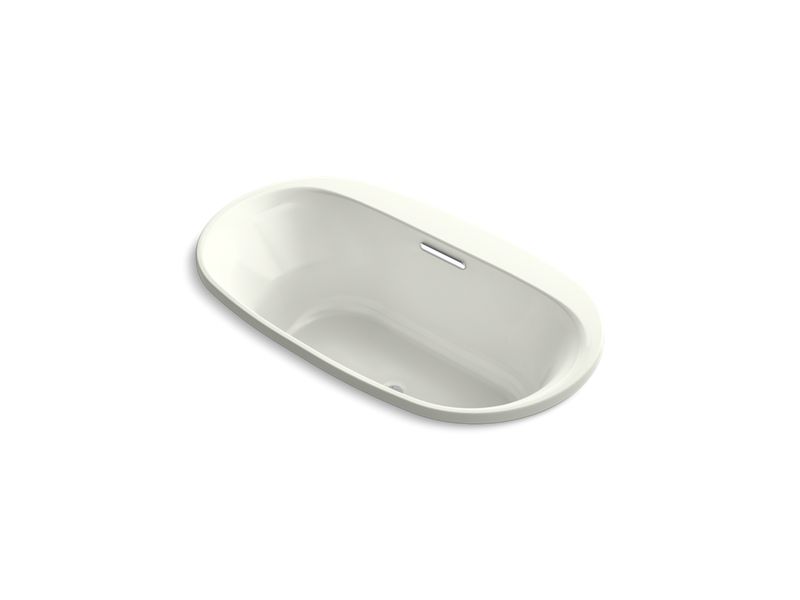 KOHLER K-5716-VBW-NY Underscore 65-1/2" X 35-3/4" Drop-In Vibracoustic Bath With Bask Heated Surface In Dune