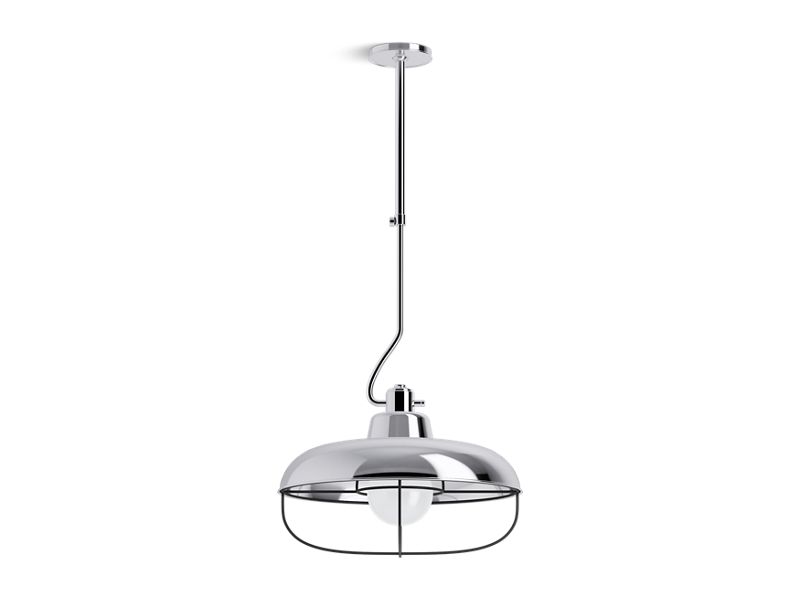 KOHLER K-23664-PE01-CPL Modern Farm 18" Pendant In Polished Chrome