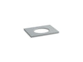 KOHLER K-5422-S36 Solid/Expressions 31" vanity-top with single Verticyl oval cutout