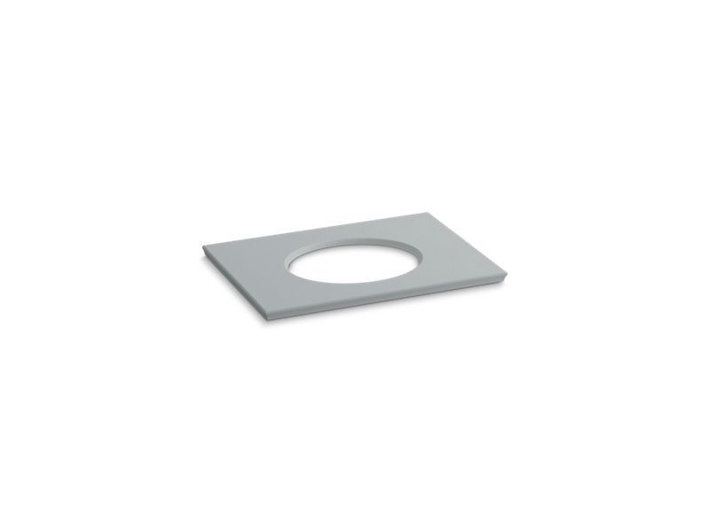 KOHLER K-5422-S36 Solid/Expressions 31" vanity-top with single Verticyl oval cutout