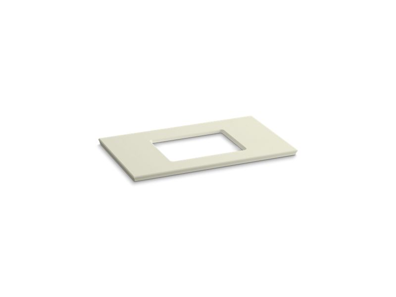 KOHLER K-5457-S35 Solid/Expressions 37" vanity-top with single Verticyl rectangular cutout