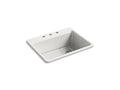 KOHLER K-8668-3A1-FF Riverby 27" Top-Mount Single-Bowl Kitchen Sink In Sea Salt