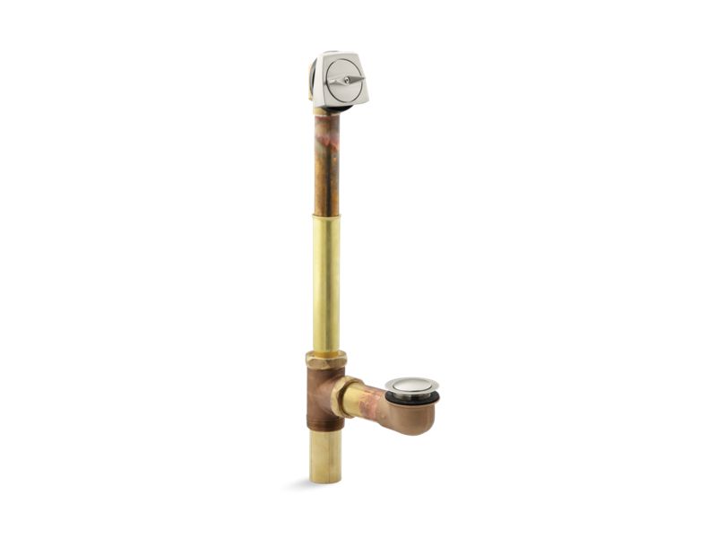 KOHLER Clearflo K-7167-BN Vibrant Brushed Nickel 2" adjustable pop-up drain with high volume and tailpiece