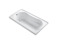 KOHLER K-1159-L-0 7236 72" x 36" alcove bath with flange and left-hand drain