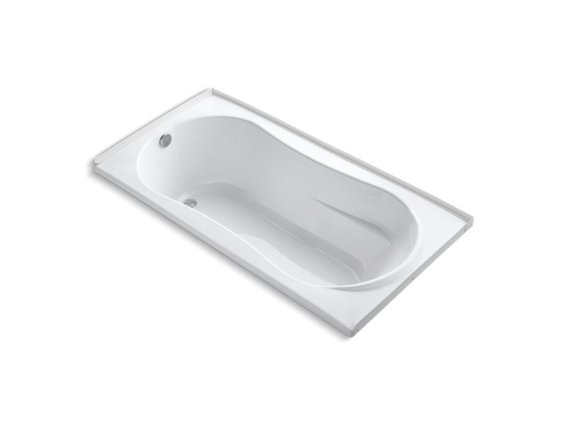 KOHLER K-1159-L-0 7236 72" x 36" alcove bath with flange and left-hand drain