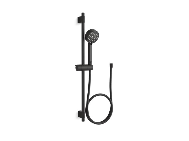KOHLER K-98361-BL Matte Black Awaken G90 24" four-function handshower kit, 2.0 gpm