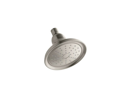 KOHLER K-45413-G-BN Vibrant Brushed Nickel Devonshire 1.75 gpm single-function showerhead with Katalyst air-induction technology