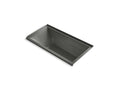 KOHLER K-1167-GHVR-58 Underscore 60" X 30" Alcove Vibracoustic Bath With Heated Bubblemassage, Right Drain In Thunder Grey