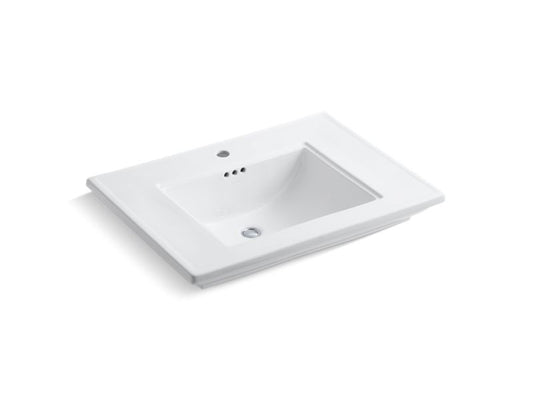 KOHLER K-2269-1-0 White Memoirs Stately 30" pedestal/console table bathroom sink