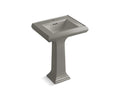 KOHLER K-2238-1-K4 Memoirs Classic Classic 24" pedestal bathroom sink with single faucet hole