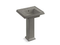 KOHLER Tresham K-2844-8-K4 Cashmere 24" square pedestal bathroom sink