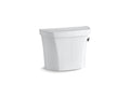 KOHLER K-5308-TR-0 Wellworth 1.0 gpf toilet tank with right-hand trip lever and tank cover locks