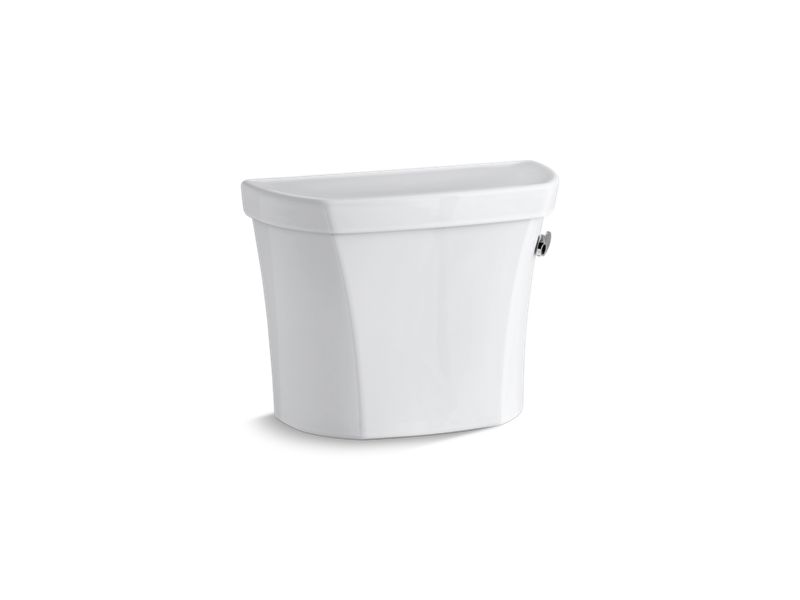 KOHLER K-5308-TR-0 Wellworth 1.0 gpf toilet tank with right-hand trip lever and tank cover locks