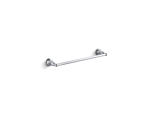 KOHLER K-13500-CP Polished Chrome Kelston 18" towel bar