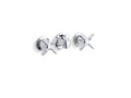 KOHLER K-8040-3N-CP Triton 0.5 gpm shelf-back commercial bathroom sink faucet with pop-up drain and cross handles
