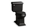 KOHLER K-6999-7 Memoirs Classic Two-Piece Elongated Toilet With Concealed Trapway, 1.28 Gpf In Black Black