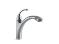 KOHLER K-10433-G Forte single-hole or 3-hole kitchen sink faucet with 10-1/8" pull-out spray spout