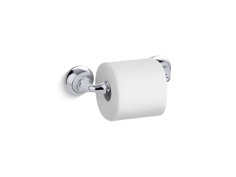 KOHLER K-11374-CP Polished Chrome Forte Toilet paper holder