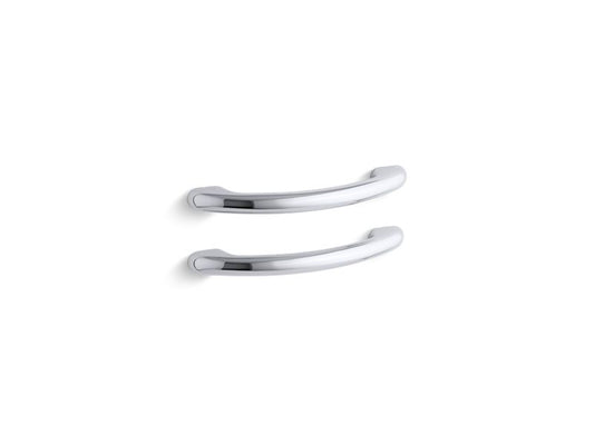 KOHLER K-9653-CP Polished Chrome Grab bars for whirlpool baths with Spa/Massage package