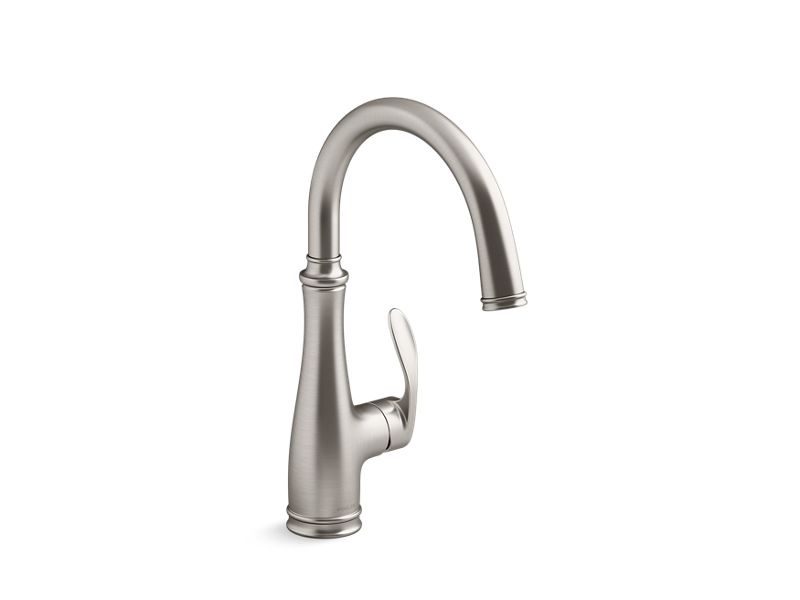 KOHLER K-29107-VS Vibrant Stainless Bellera Single-handle bar sink faucet