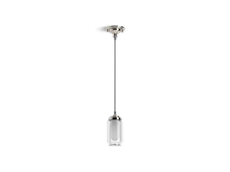 KOHLER K-22653-PE01-SNL Polished Nickel Artifacts One-light pendant