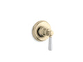 KOHLER K-T10596-4P-AF Vibrant French Gold Bancroft MasterShower volume control valve trim with ceramic handle