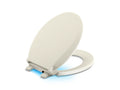 KOHLER K-75758-96 Cachet Nightlight Quiet-Close Round-front toilet seat