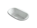 KOHLER K-5718-GHVB-95 Underscore 71-1/2" X 41-1/2" Drop-In Vibracoustic Bath W/ Heated Bubblemassage In Ice Grey