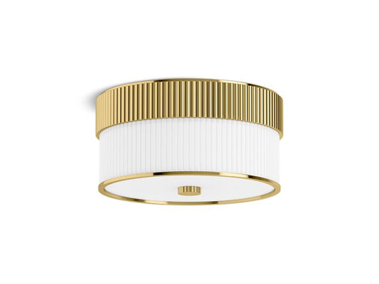 KOHLER K-27436-FM03-2PL Polished Brass Tresdoux Flush-mount light