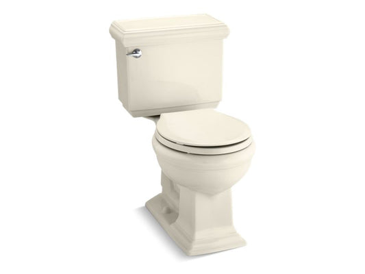 KOHLER K-3986-U-47 Memoirs Classic Comfort Height Two-piece round-front 1.28 gpf chair height toilet with insulated tank