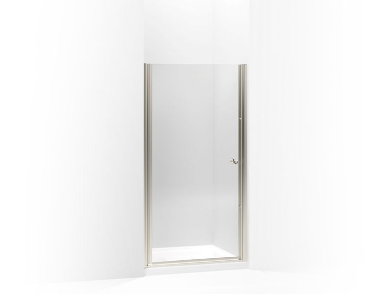 KOHLER K-702404-L-MX Fluence Pivot shower door, 65-1/2" H x 31-1/4 - 32-3/4" W, with 1/4" thick Crystal Clear glass