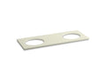 KOHLER K-5433-S35 Solid/Expressions 61" vanity-top with double Verticyl oval cutout