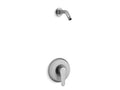 KOHLER July K-TLS98009-4-G Brushed Chrome Rite-Temp shower trim kit, without showerhead