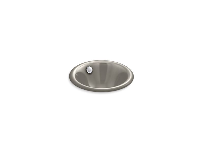 KOHLER K-20211-K4 Iron Plains Round Drop-in/undermount bathroom sink