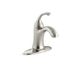 KOHLER K-10215-4-BN Forte Single-Handle Bathroom Sink Faucet, 1.2 Gpm In Vibrant Brushed Nickel