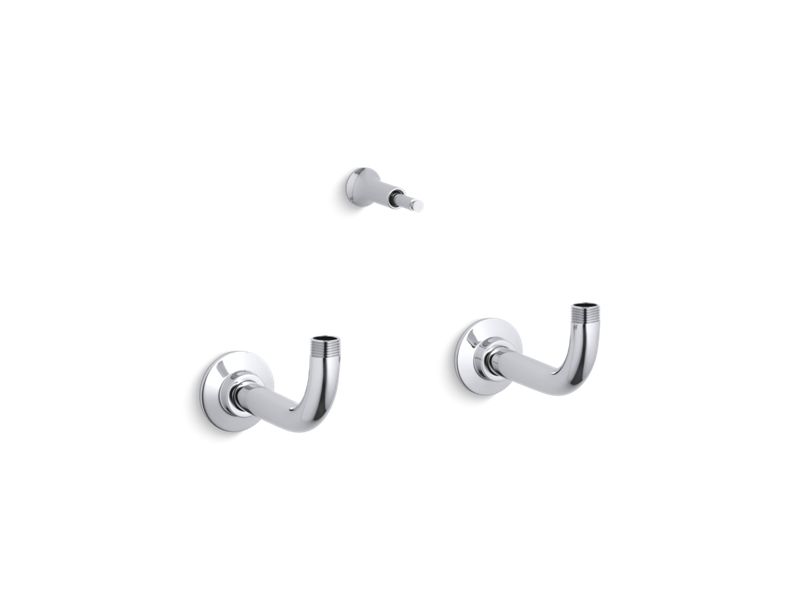 KOHLER Antique K-101-CP Polished Chrome Wall-mount adapter kit