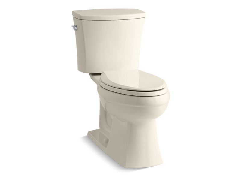 KOHLER K-3755-47 Kelston Comfort Height Two-piece elongated 1.28 gpf chair height toilet