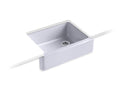 KOHLER K-6487-GRL Whitehaven 29-11/16" x 21-9/16" x 9-5/8" Undermount single-bowl farmhouse kitchen sink