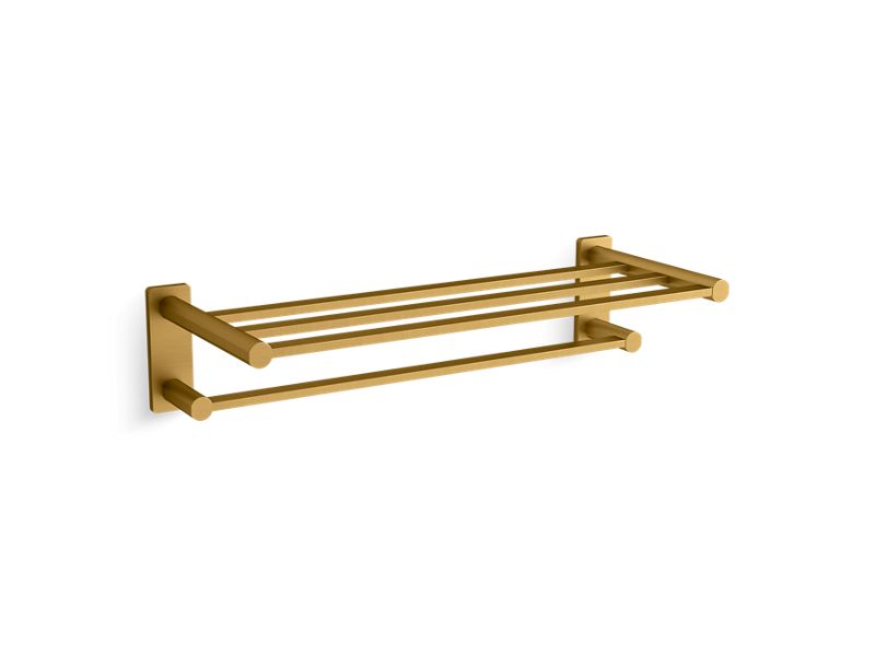 KOHLER K-23530-2MB Vibrant Brushed Moderne Brass Parallel Hotelier