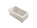 KOHLER K-2593-GHW-96 Archer 61-3/4" x 31-3/4" freestanding Heated BubbleMassage air bath with Bask heated surface