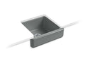 KOHLER K-5664-FT Whitehaven 23-1/2" x 21-9/16" x 9-5/8" Undermount single-bowl farmhouse sink