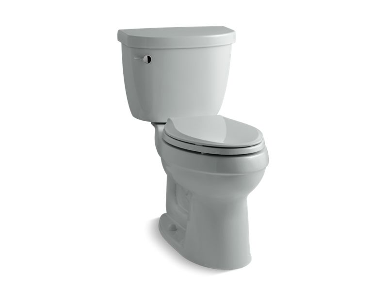 KOHLER K-3589-T-95 Cimarron Comfort Height two-piece elongated 1.6 gpf toilet with tank cover locks