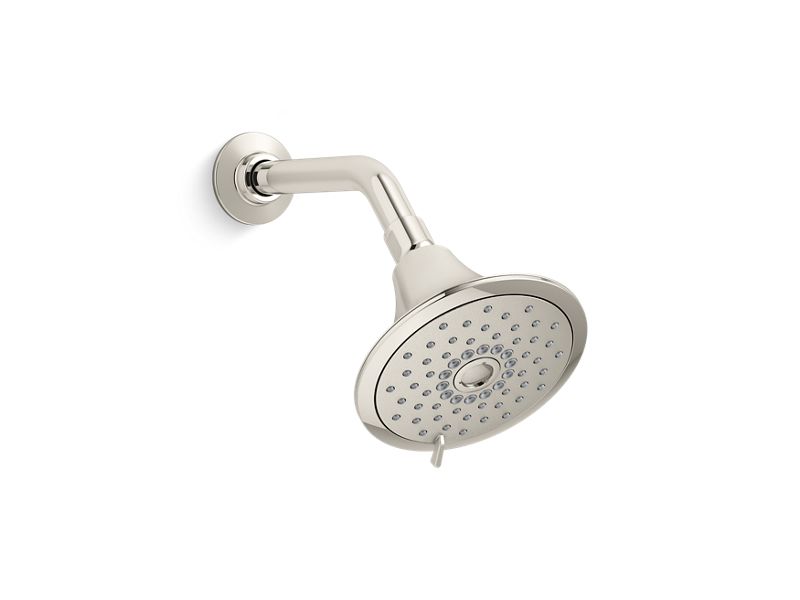 KOHLER K-22169-G-SN Vibrant Polished Nickel Forte 1.75 gpm multifunction showerhead with Katalyst air-induction technology