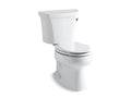 KOHLER Wellworth K-3978-TR-0 White Two-piece elongated 1.6 gpf toilet with right-hand trip lever and tank cover locks