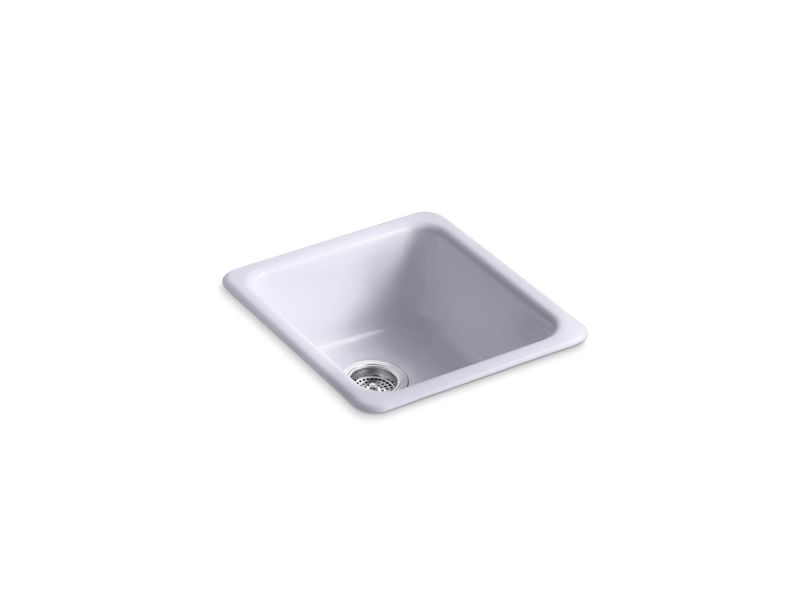 KOHLER K-6584-GRL Iron/Tones 17" x 18-3/4" x 8-1/4" Top-mount/undermount single-bowl kitchen sink