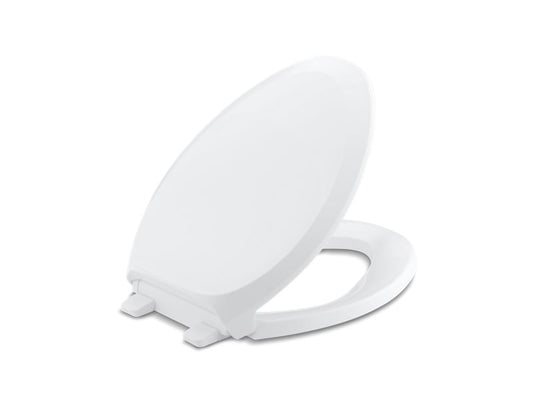 KOHLER K-4713-0 French Curve Quiet-Close elongated toilet seat